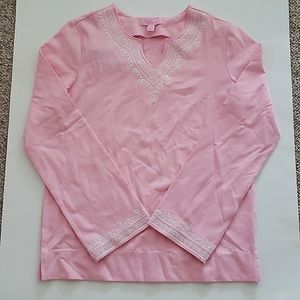 Lilly Pulitzer embroidered shirt